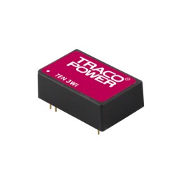 1 pcs - TRACOPOWER TEN 3WI DC-DC Converter, 15V dc/ 200mA Output, 9 - 36 V dc Input, 3W, Through Hole, +85°C Max Temp