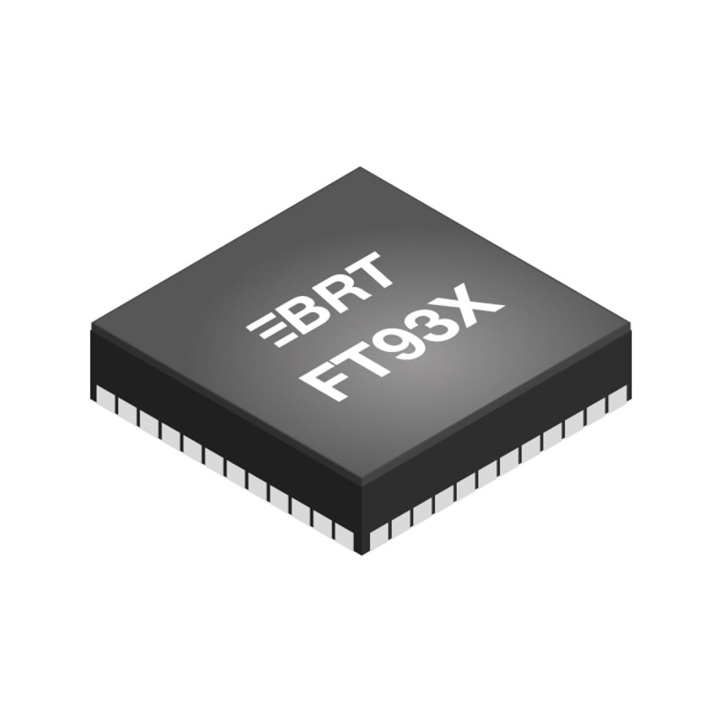 2 pcs - Bridgetek FT931Q-T, 32bit FT32B Microcontroller, FT93, 100MHz, 128 kB Flash, 56-Pin QFN