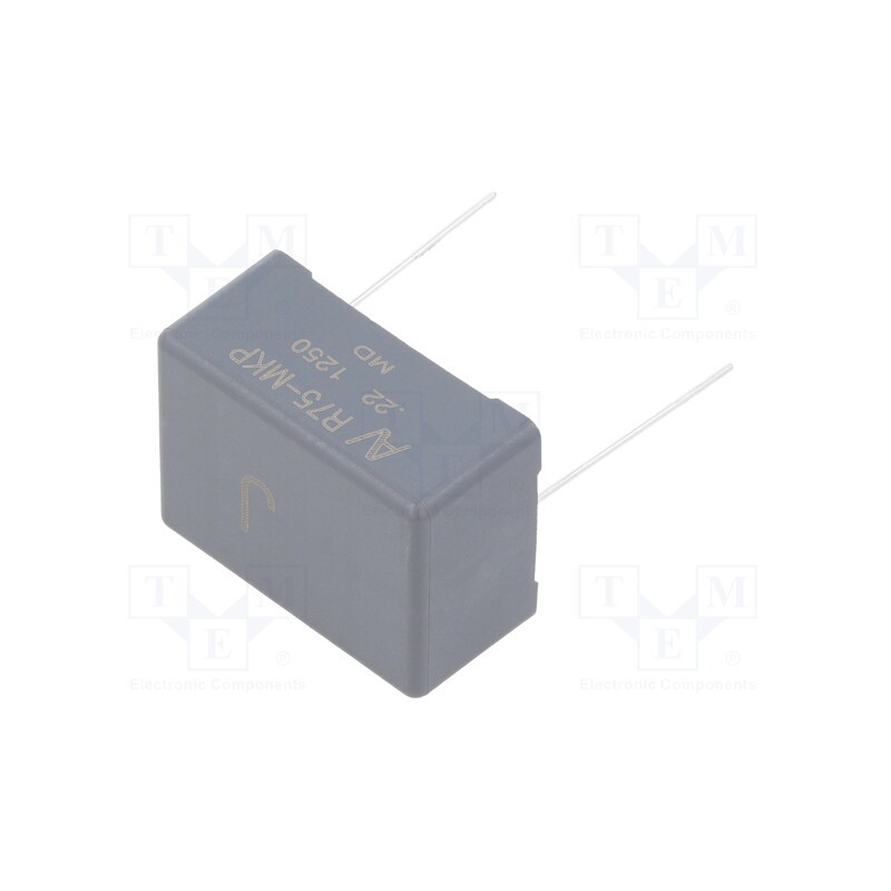 1 pcs x KEMET - R75RR322050L4J - Capacitor: polypropylene, 0.22uF, 32x15x24mm, THT, ±5%, 27.5mm
