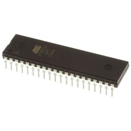 2 pcs - Microchip AT89S52-24PU, 8bit 8051 Microcontroller, AT89, 24MHz, 8 kB Flash, 40-Pin PDIP