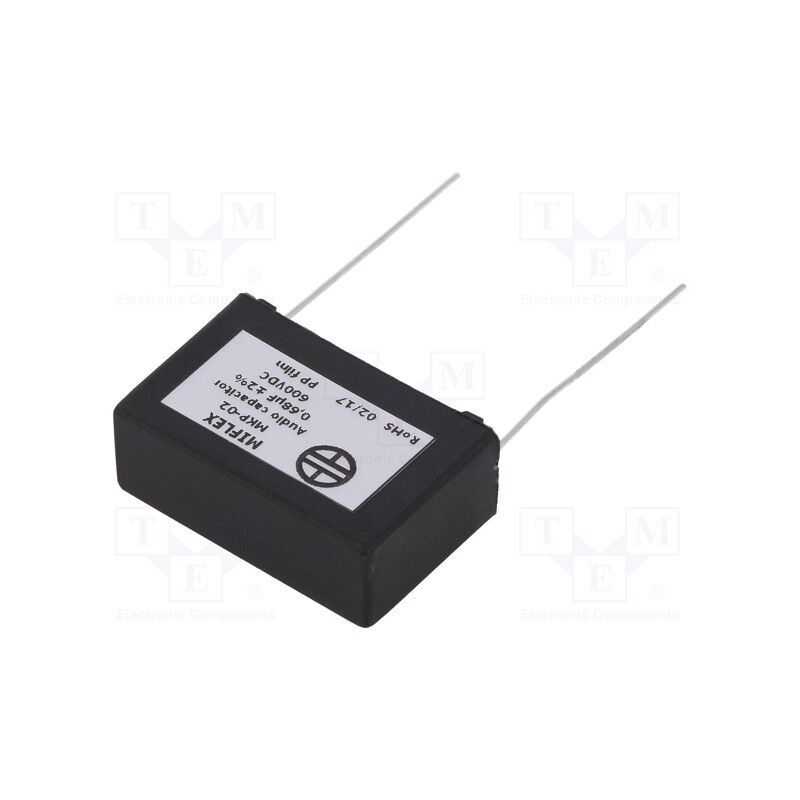 1 pcs x MIFLEX - MKP02EH468G-B - Capacitor: polypropylene, 680nF, 600VDC, 27.5mm, ±2%, -25÷85°C, THT