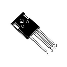 2 pcs - STMicroelectronics STGW75H65DFB2-4 IGBT, 115 A 650 V, 4-Pin TO-247