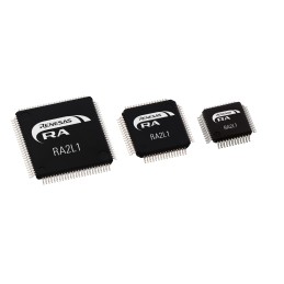2 pcs - Renesas Electronics R7FA2L1AB2DFPAA0, 32bit ARM Cortex M23 Microcontroller, RA2L1, 48MHz, 256 kB Flash, 100-Pin LQFP