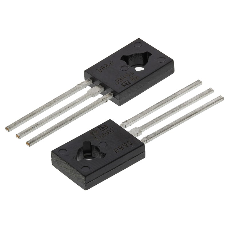 10 pcs - STMicroelectronics 2SD882 NPN Transistor, 3 A, 30 V, 3-Pin SOT-32