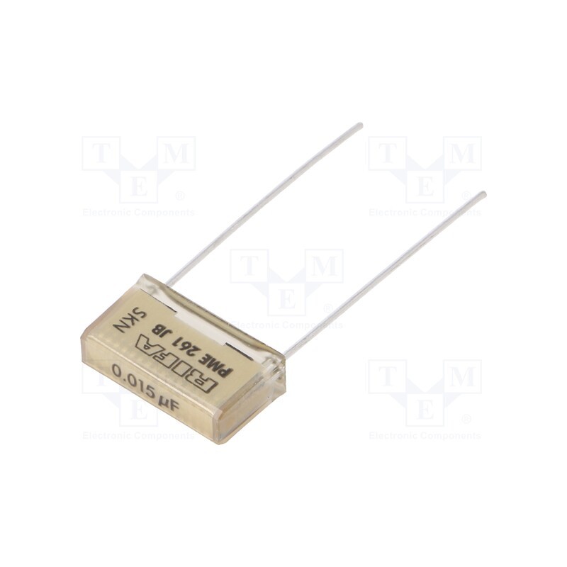 1 pcs x KEMET - PME261JB5150KR30 - Capacitor: paper, 15nF, 500VAC, 15.2mm, ±10%, THT, PME261, 1000VDC
