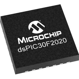 2 pcs - Microchip DSPIC30F2020-30I/SP, 16bit dsPIC Microcontroller, dsPIC30F, 15MHz, 12 kB Flash, 28-Pin SPDIP