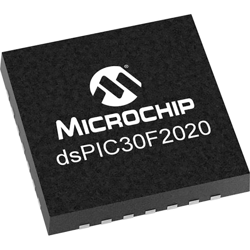2 pcs - Microchip DSPIC30F2020-30I/SP, 16bit dsPIC Microcontroller, dsPIC30F, 15MHz, 12 kB Flash, 28-Pin SPDIP