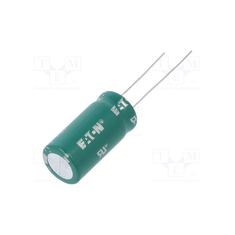 1 pcs x EATON ELECTRONICS - HV1325-2R7156-R - Supercapacitor, THT, 15F, 2.7VDC, -10÷30%, Ø13x28.4mm, 30mΩ, 23uA