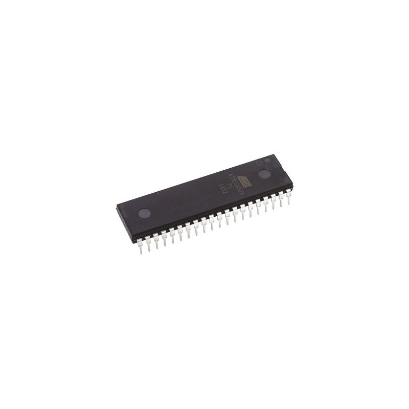 2 pcs - Microchip ATMEGA32A-PU, 8bit AVR Microcontroller, ATmega, 16MHz, 32 kB Flash, 40-Pin PDIP