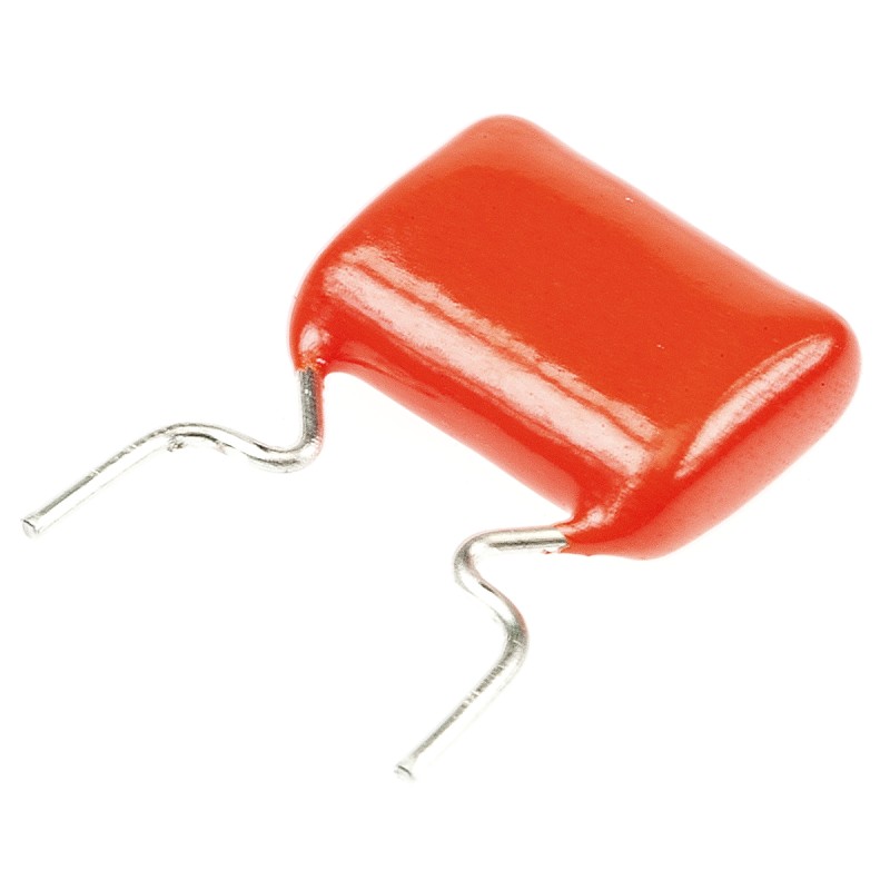 50 pcs - Vishay 368, MKT368 Polyester Film Capacitor, 63 V ac, 100 V dc, ±10%, 100nF, Through Hole