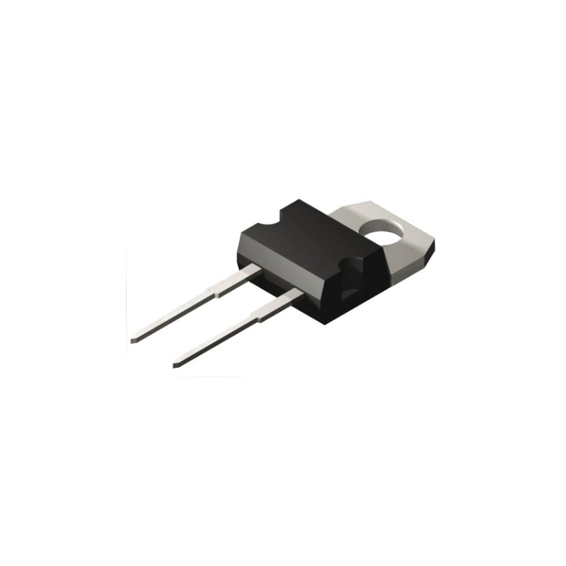 2 pcs - STMicroelectronics 650V 10A, SiC Schottky Diode, 2-Pin TO-220AC STPSC10065D