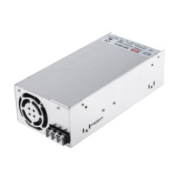 1 pcs - MEAN WELL Switching Power Supply, MSP-600-24, 24V dc, 27A, 648W, 1 Output, 120 - 370 V dc, 85 - 264 V ac