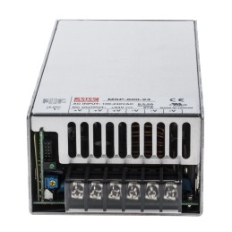 1 pcs - MEAN WELL Switching Power Supply, MSP-600-24, 24V dc, 27A, 648W, 1 Output, 120 - 370 V dc, 85 - 264 V ac