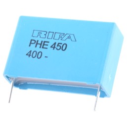 50 pcs - KEMET PHE450 Metallised Polypropylene Film Capacitor, 250 V ac, 400 V dc, ±5%, 470nF, Through Hole
