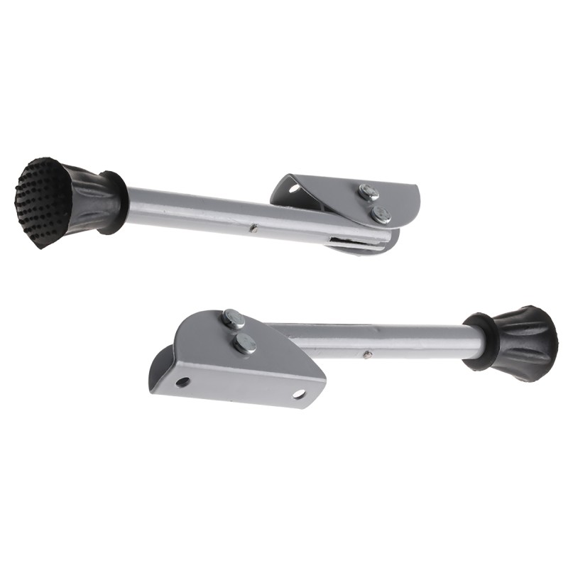 1 Pair - RS PRO Grey Kick Down Door Stop, 4.5mm Diameter, 155mm Long