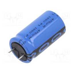 1 pcs x VISHAY - MAL213699476E3 - Capacitor: electrolytic, THT, 470uF, 100VDC, Ø18x31mm, Pitch: 7.5mm