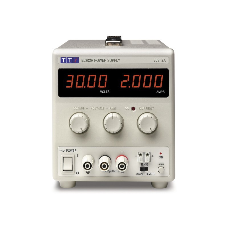 1 pcs - Aim-TTi EL-R Series Digital Bench Power Supply, 0 - 30V, 0 - 2A, 1-Output, 60W - UKAS Calibrated