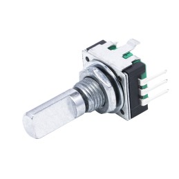 1 pcs - Bourns 12 Pulse Incremental Mechanical Rotary Encoder with a 6 mm Flat Shaft (Not Indexed)