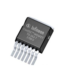 2 pcs - N-Channel MOSFET, 7.4 A, 1700 V, 7-Pin D2PAK Infineon IMBF170R650M1XTMA1