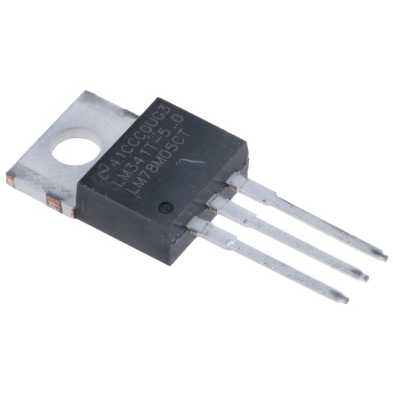 10 pcs - Texas Instruments LM78M05CT/NOPB, 1, Regulator 500mA, 5 V 3-Pin, TO-220