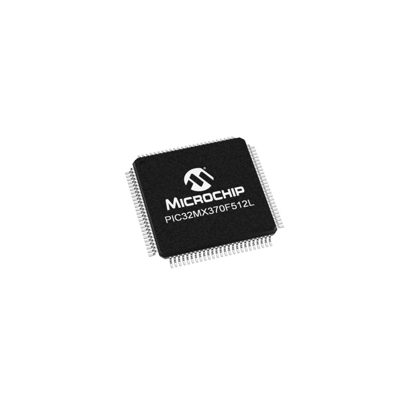 2 pcs - Microchip PIC32MX370F512L-I/PF, 32bit PIC Microcontroller, PIC32MX, 100MHz, 512 kB Flash, 100-Pin TQFP