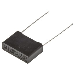 50 pcs - Panasonic ECQUA Polypropylene Film Capacitor, 275V ac, ±20%, 100nF, Through Hole