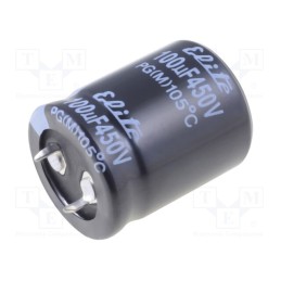 1 pcs x Elite - PG2W101MND2531 - Capacitor: electrolytic, SNAP-IN, 100uF, 450VDC, Ø25x31mm, ±20%