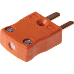 1 pcs - RS PRO In-Line Thermocouple Connector for Use with Type R/S Thermocouple, Miniature Size, IEC Standard