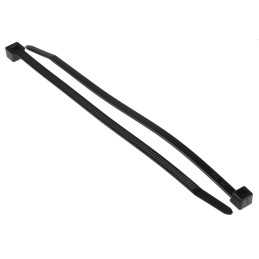 1 Bag of 100 - HellermannTyton Cable Tie, Inside Serrated, 150mm x 4.6 mm, Black Polyamide 6.6 (PA66), Pk-100