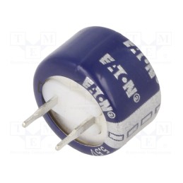 1 pcs x EATON ELECTRONICS - KW-5R5C224-R - Supercapacitor, THT, 220mF, 5.5VDC, -20÷80%, Body dim: Ø13.5x8.3mm