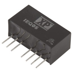 1 pcs - XP Power IEQ DC-DC Converter, 15V dc/ 334mA Output, 4.5 - 18 V dc Input, 5W, Through Hole, +90°C Max Temp -40°C