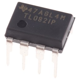 10 pcs - TL082IP Texas Instruments, Op Amp, 3MHz, 8-Pin PDIP
