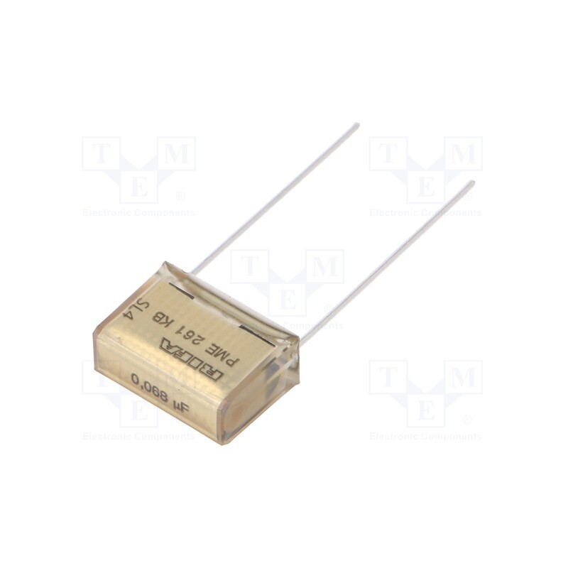 1 pcs x KEMET - PME261KB5680KR30 - Capacitor: paper, 68nF, 220VAC, 15.2mm, ±10%, THT, PME261, 400VDC