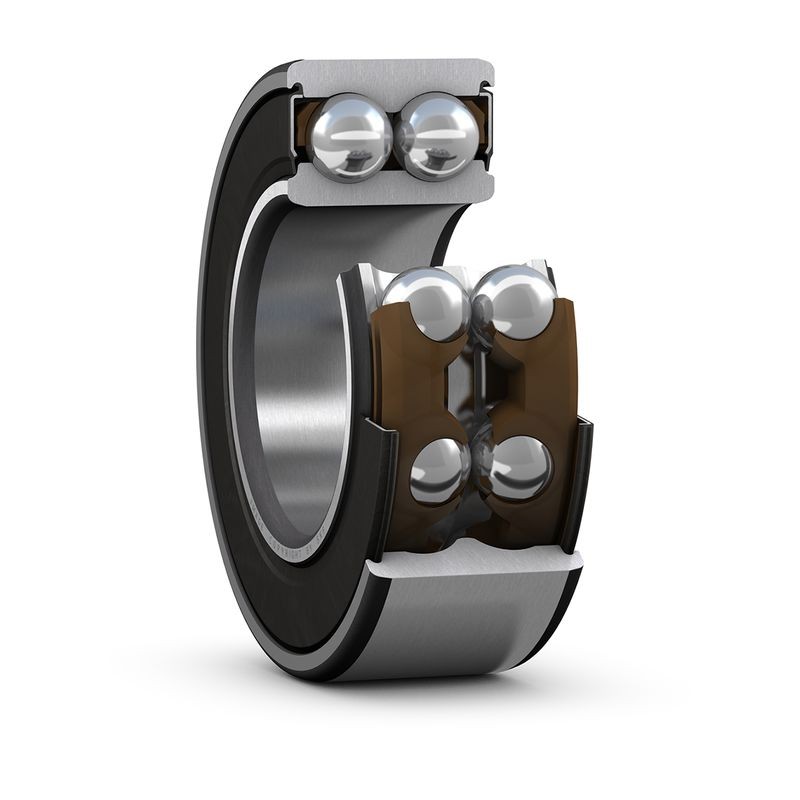 1 pcs - SKF 3309 A-2RS1/MT33 Double Row Angular Contact Ball Bearing- Both Sides Sealed 45mm I.D, 100mm O.D