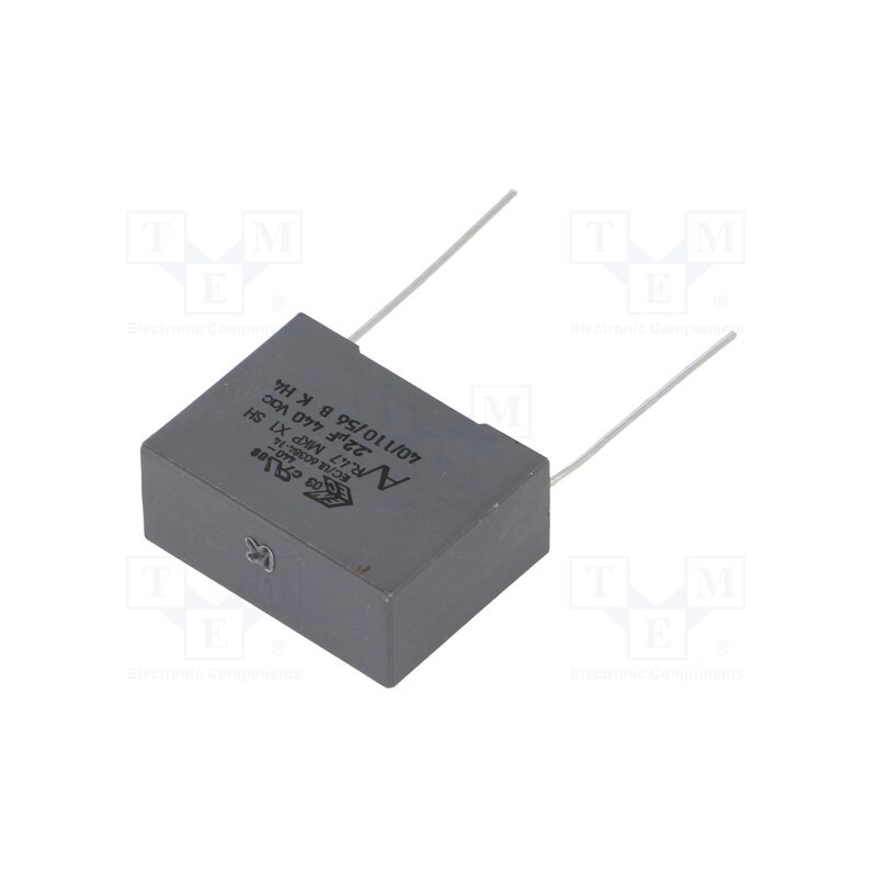 1 pcs x KEMET - R474N322050A1K - Capacitor: polypropylene, 220nF, 26.5x11x20mm, THT, ±10%, 22.5mm