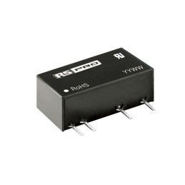 1 pcs - RS PRO DC-DC Converter, 15V dc/ 67mA Output, 4.5 - 5.5 V dc Input, 1W, PCB Mount, +105°C Max Temp -40°C Min Temp