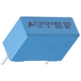 25 pcs - EPCOS B32652 Polypropylene Film Capacitor, 250 V ac, 630 V dc, ±10%, 100nF, Through Hole
