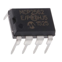 10 pcs - Microchip MCP2562-E/P, CAN Transceiver 1Mbps IEC 61000-4-2, 8-Pin PDIP