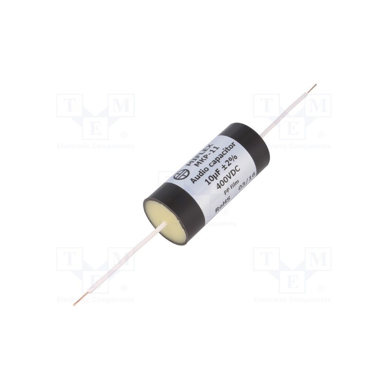 1 pcs x MIFLEX - MKP11G610G-C - Capacitor: polypropylene, 10uF, 400VDC, ±2%, Ø35x65mm, -25÷85°C