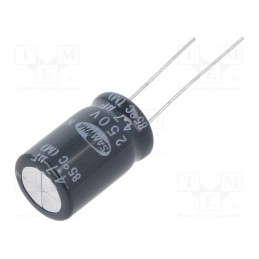 1 pcs x SAMWHA - NP2E475M12020PH - Capacitor: electrolytic, THT, 4.7uF, 250VDC, Ø12.5x20mm, ±20%