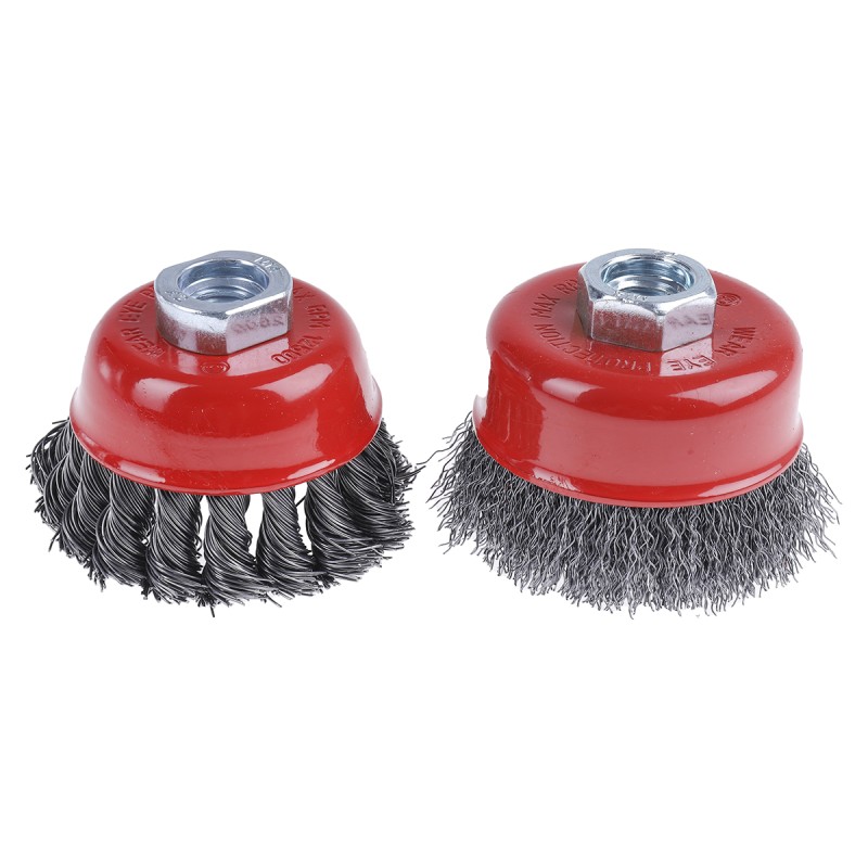 2 pcs - RS PRO Cup Abrasive Brush, 75mm Diameter