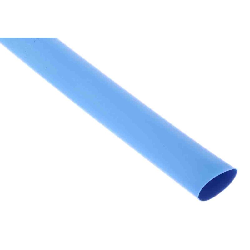 1 Pack of 5 - RS PRO Heat Shrink Tubing, Blue 12.7mm Sleeve Dia. x 1.2m Length 2:1 Ratio