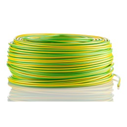 1 Reel of 100 M - Lapp Green/Yellow 2.5 mm² Hook Up Wire, 13 AWG, 100m, PVC Insulation