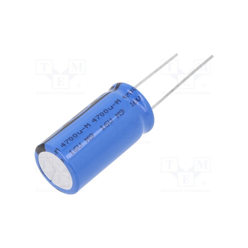 1 pcs x VISHAY - MAL214695475E3 - Capacitor: electrolytic, THT, 4.7mF, 16VDC, Ø16x31mm, Pitch: 7.5mm
