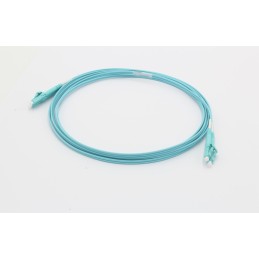 1 pcs - Molex Premise Networks LC to LC Simplex OM3 Multi Mode OM3 Fibre Optic Cable, 50/125μm, Light Blue, 1m