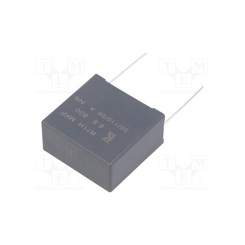 1 pcs x KEMET - R71PR468050H6K - Capacitor: polypropylene, 6.8uF, 32x30x16mm, THT, ±10%, 27.5mm