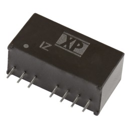 1 pcs - XP Power IZ DC-DC Converter, ±15V dc/ ±100mA Output, 9 - 18 V dc Input, 3W, Through Hole, +100°C Max Temp -40°C