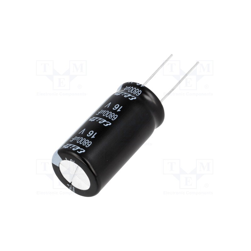 1 pcs x Elite - PF1C682MNN1836 - Capacitor: electrolytic, THT, 6800uF, 16VDC, Ø18x35.5mm, ±20%