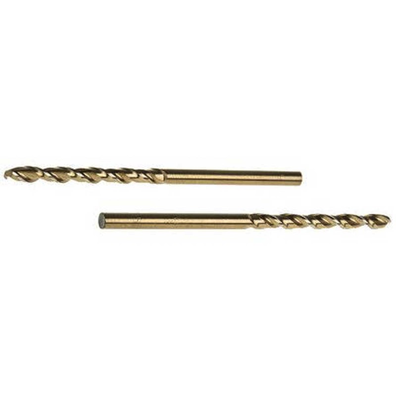 2 pcs - DeWALT DT50 Series HSS-R Twist Drill Bit, 1.5mm Diameter, 40 mm Overall