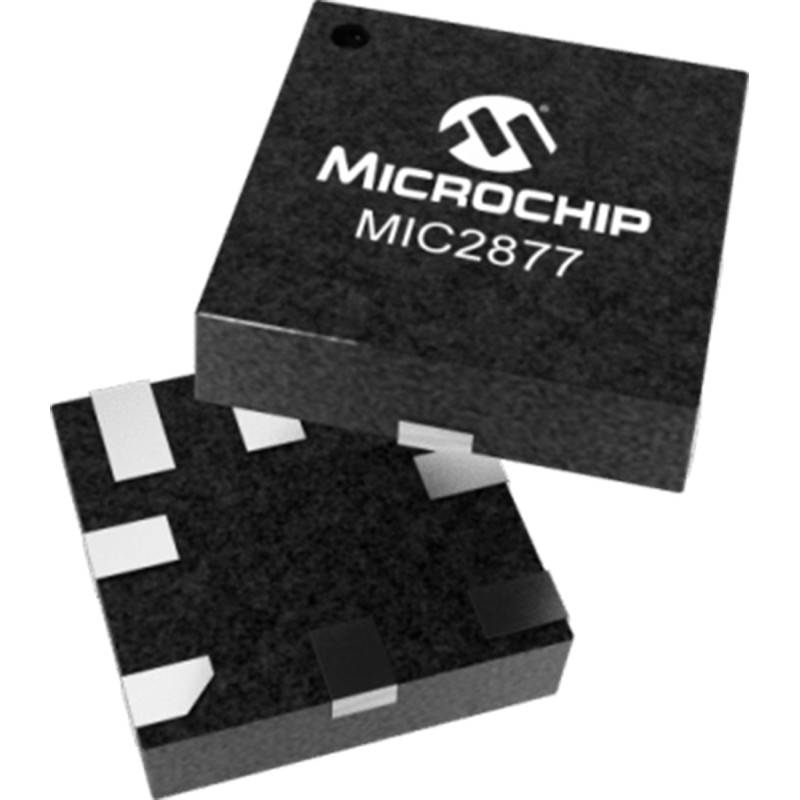 10 pcs - Microchip MIC2877-4.75YFT-TR, 1 Buck Boost Switching, Buck/Boost Converter 2A, 4.75 V, 2 MHz 8-Pin, FTQFN